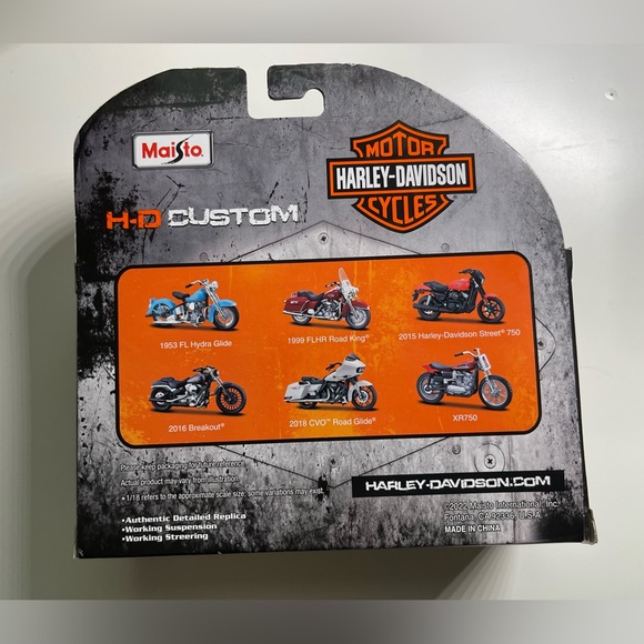 Harley Davidson-Series 40-Maisto-2015 Harley Davidson Street 750 H-D CUSTOM New - Picture 2 of 7